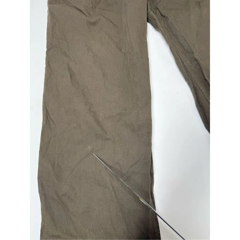 Banana Republic Linen Blend Front Pleated Gurkha Pant Size 10S See Description